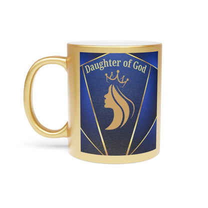 Royal 'The Lord's- Daughter of God' Metallic Gold Mug