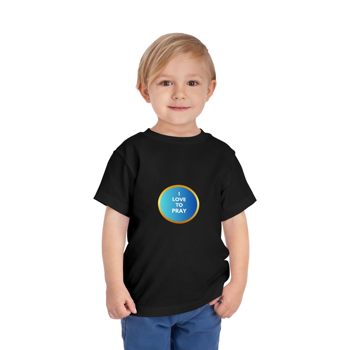 Toddler Short Sleeve 'I Love to Pray' Tee