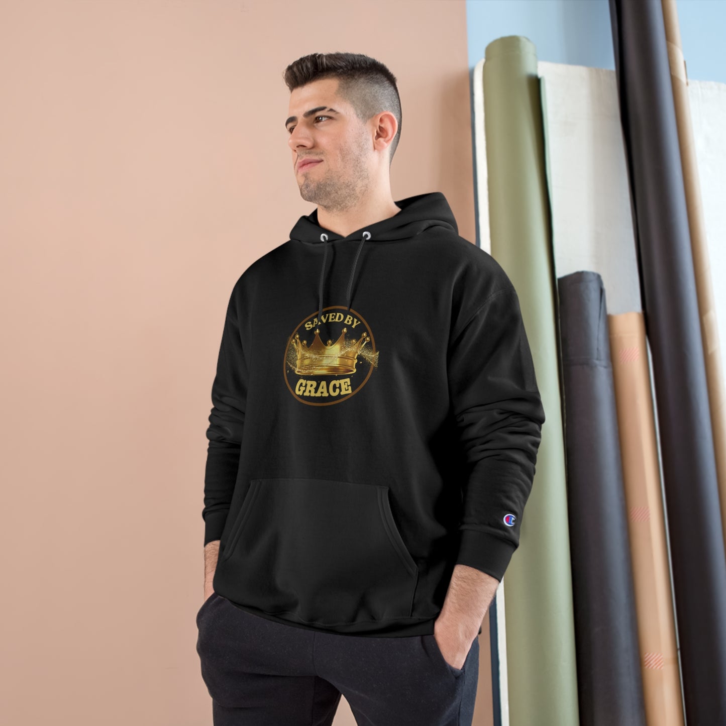 Champion UniSex Saved by Grace Hoodie