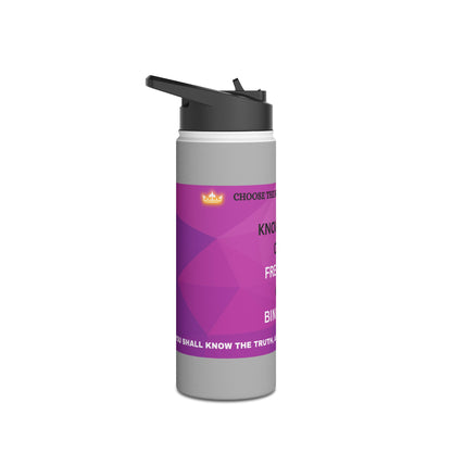 Stainless Steel Water Bottle, Standard Lid