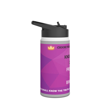 Stainless Steel Water Bottle, Standard Lid