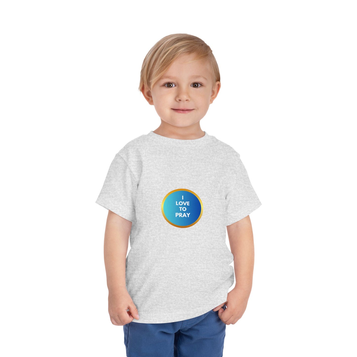 Toddler Short Sleeve 'I Love to Pray' Tee