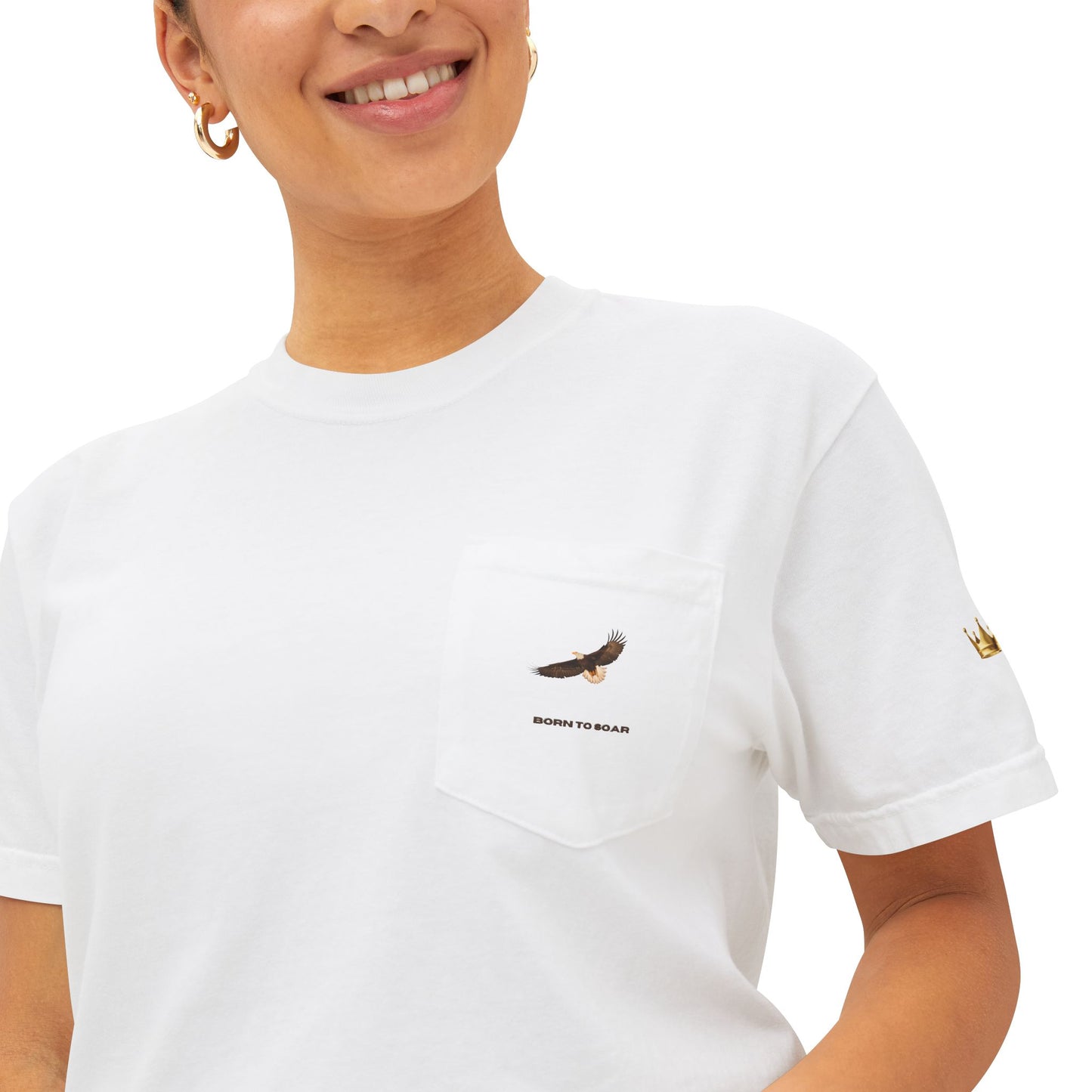 Unisex 'Born to Soar' Pocket T-Shirt