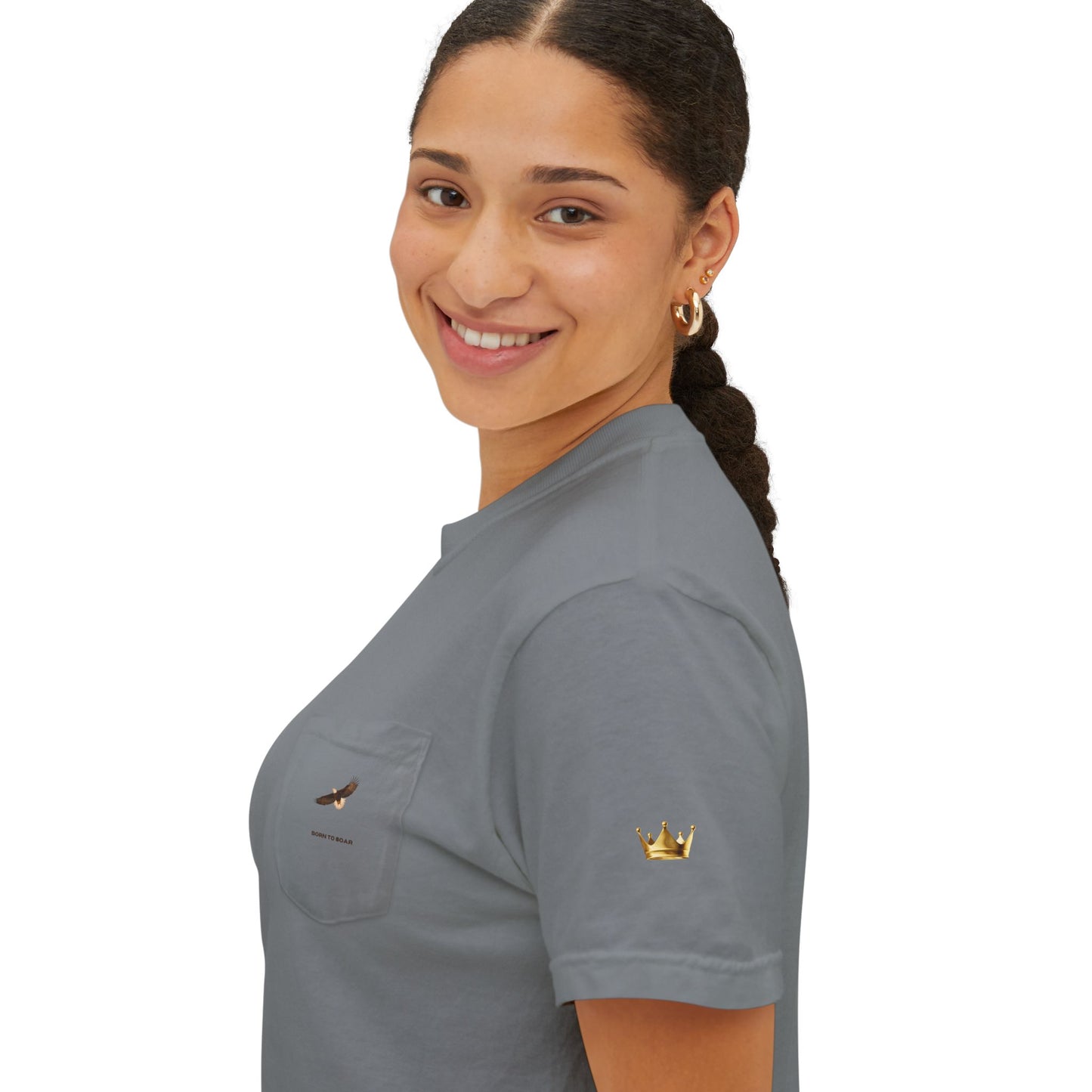 Unisex 'Born to Soar' Pocket T-Shirt