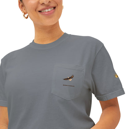 Unisex 'Born to Soar' Pocket T-Shirt