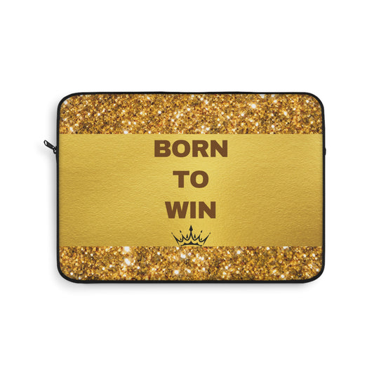 'Born to Win' Laptop Sleeve