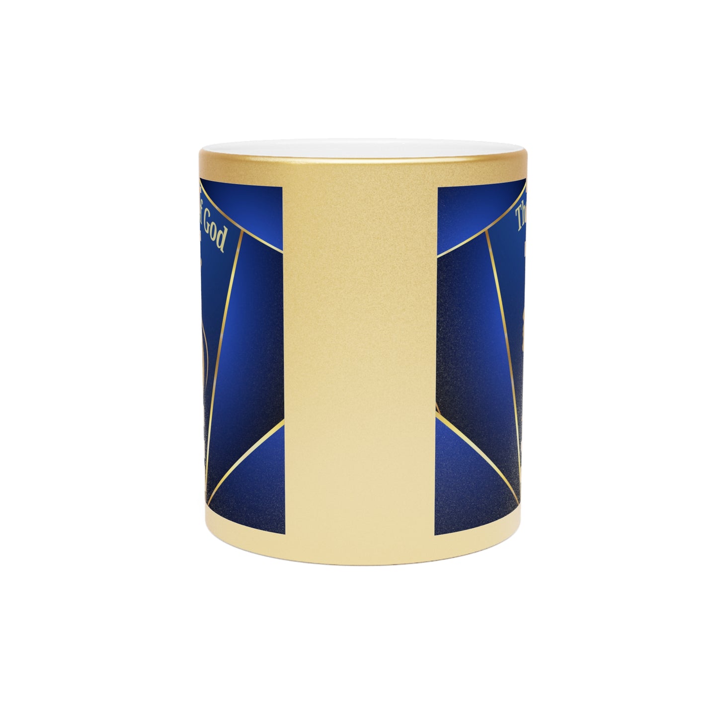 Royal 'The Lord's- Daughter of God' Metallic Gold Mug