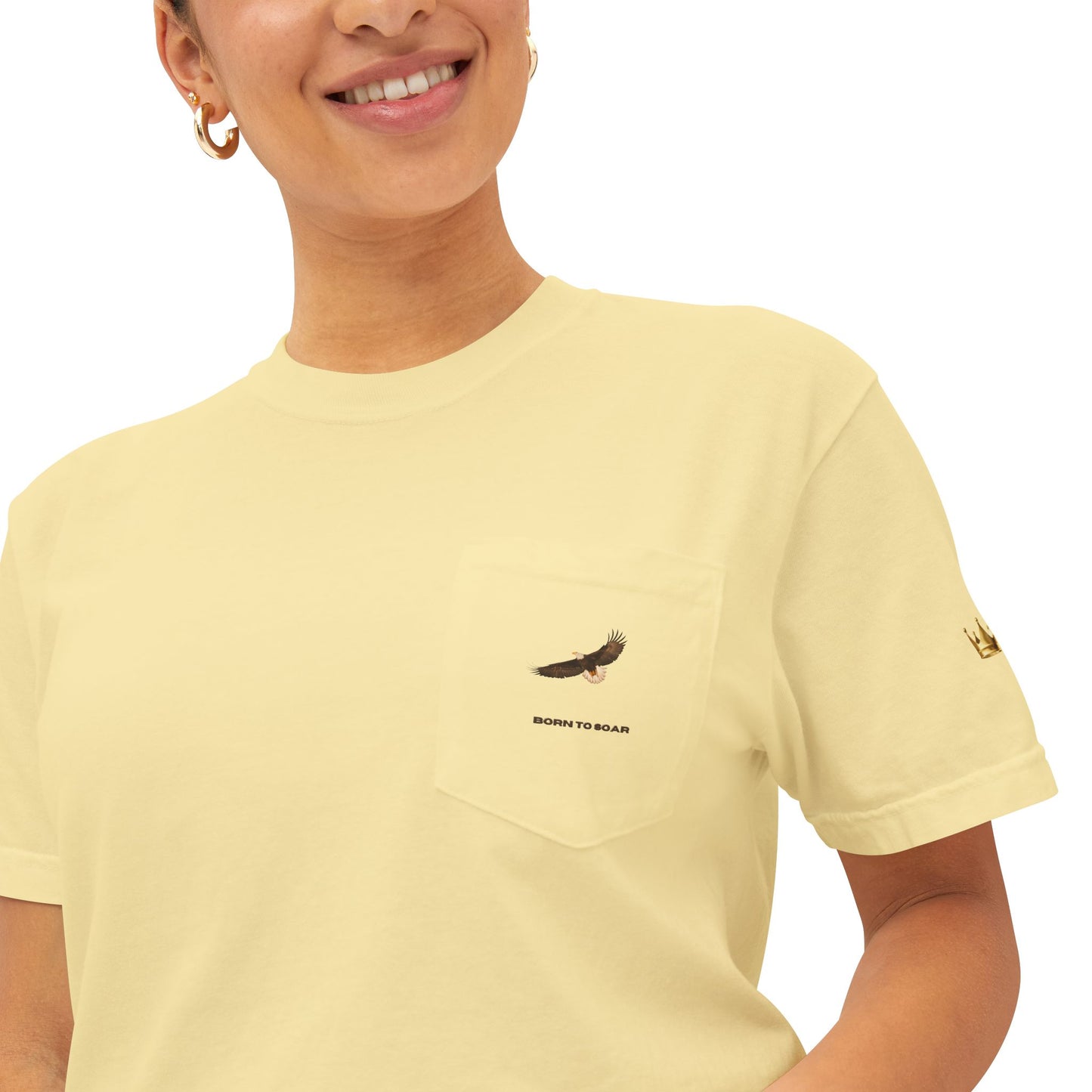 Unisex 'Born to Soar' Pocket T-Shirt