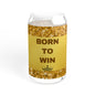 'Born to Win' Sipper Glass, 16oz