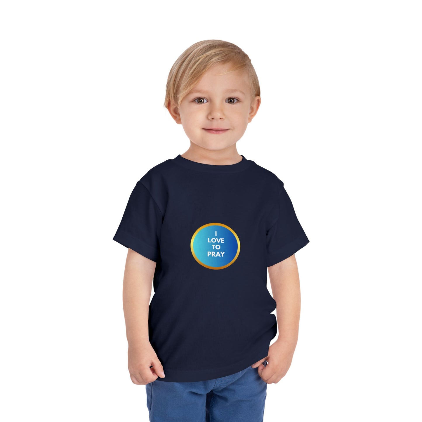 Toddler Short Sleeve 'I Love to Pray' Tee