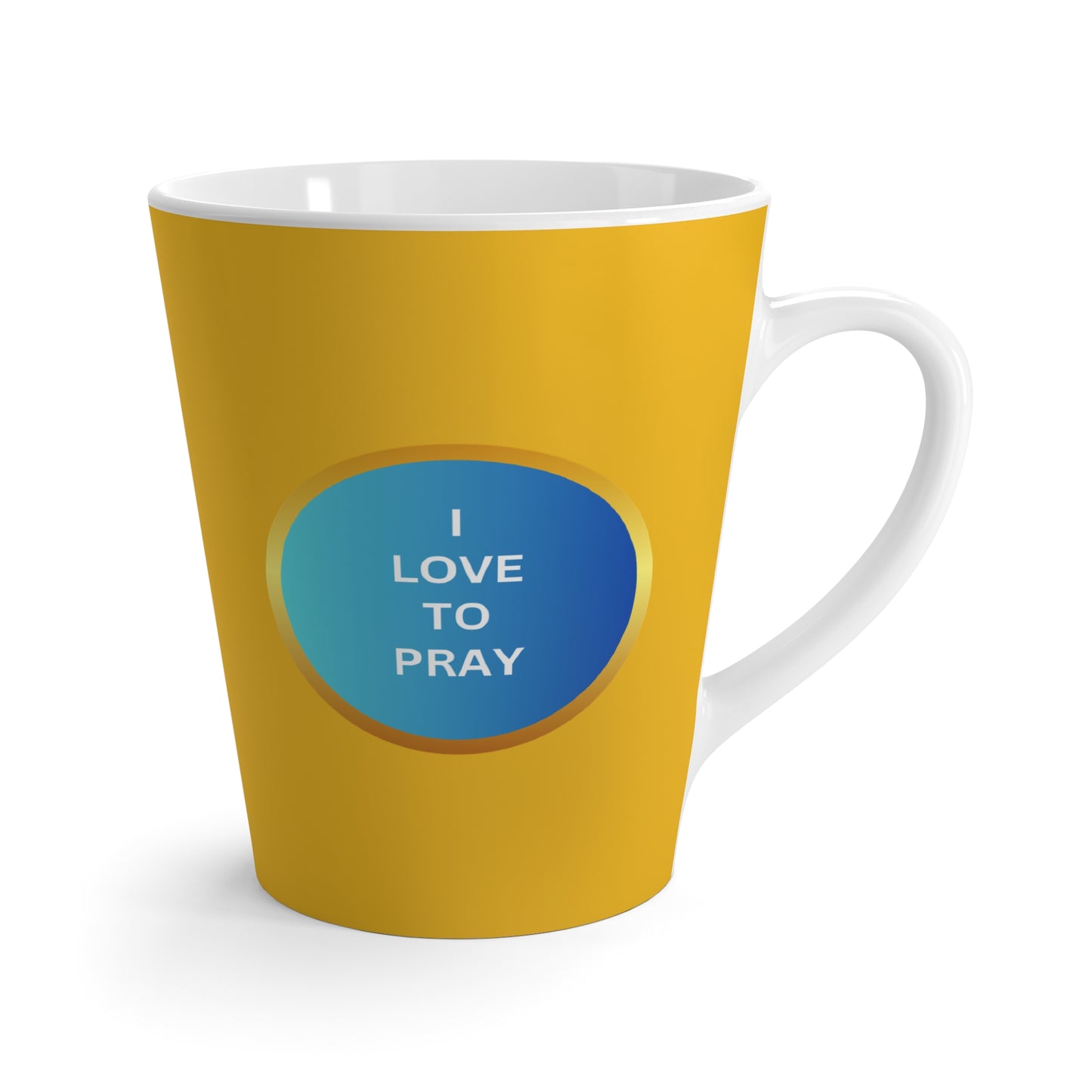 'I love to Pray' Latte Mug