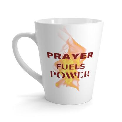 Special 'Prayer Fuels Power' Design Latte Mug