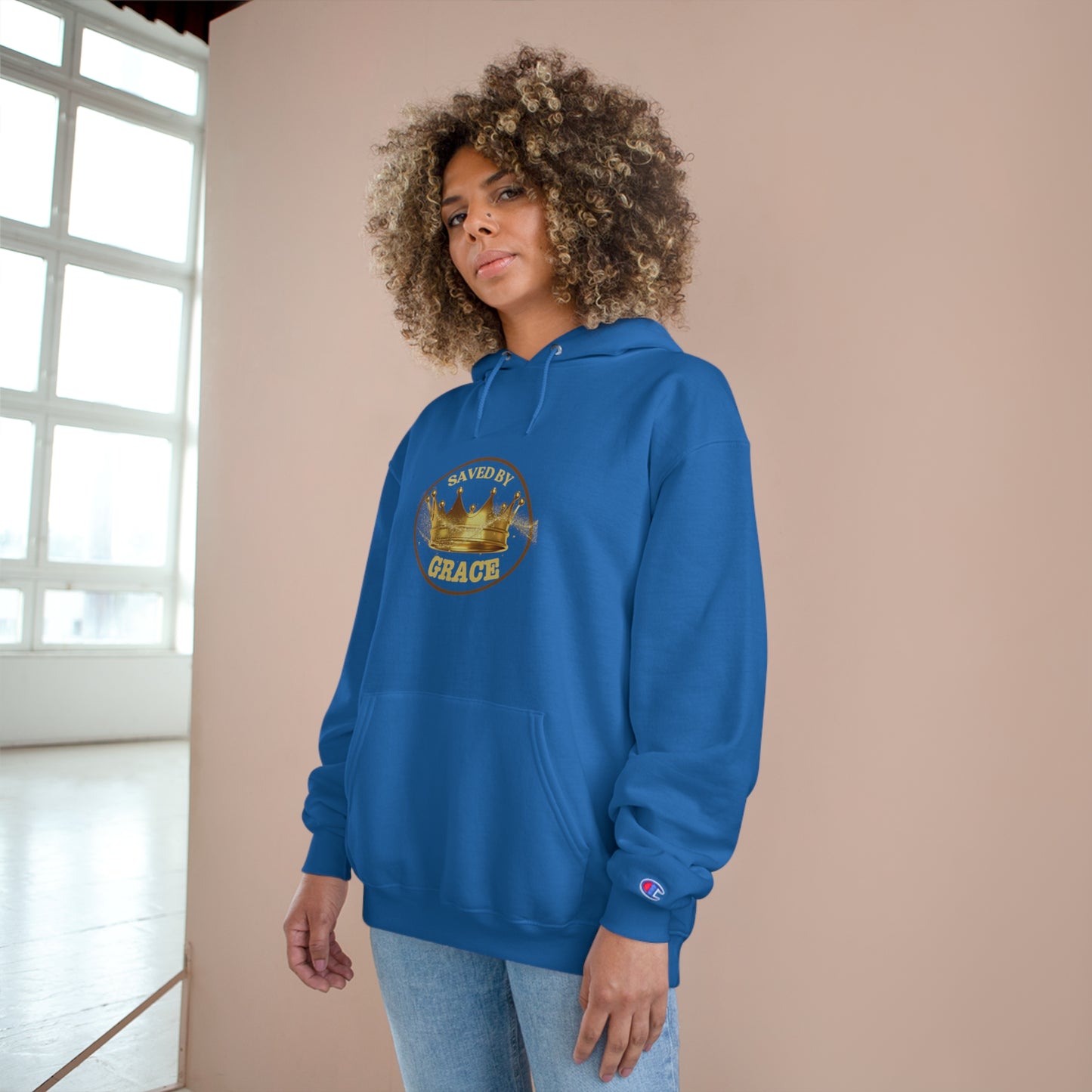 Champion UniSex Saved by Grace Hoodie